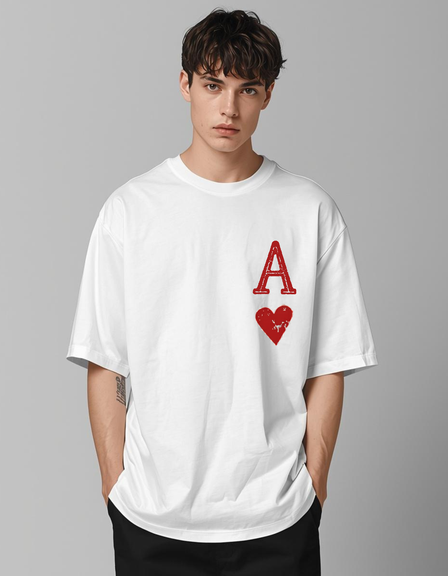 IKKA Oversized T-Shirt – 240 GSM Bold Graphic Streetwear | PrintNest
