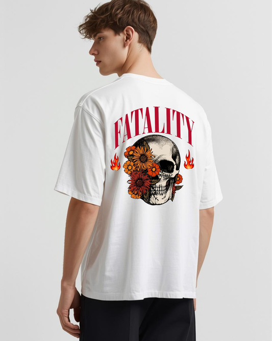 Fatality Heavyweight Oversized T-Shirt – 240 GSM Bold Streetwear | PrintNest