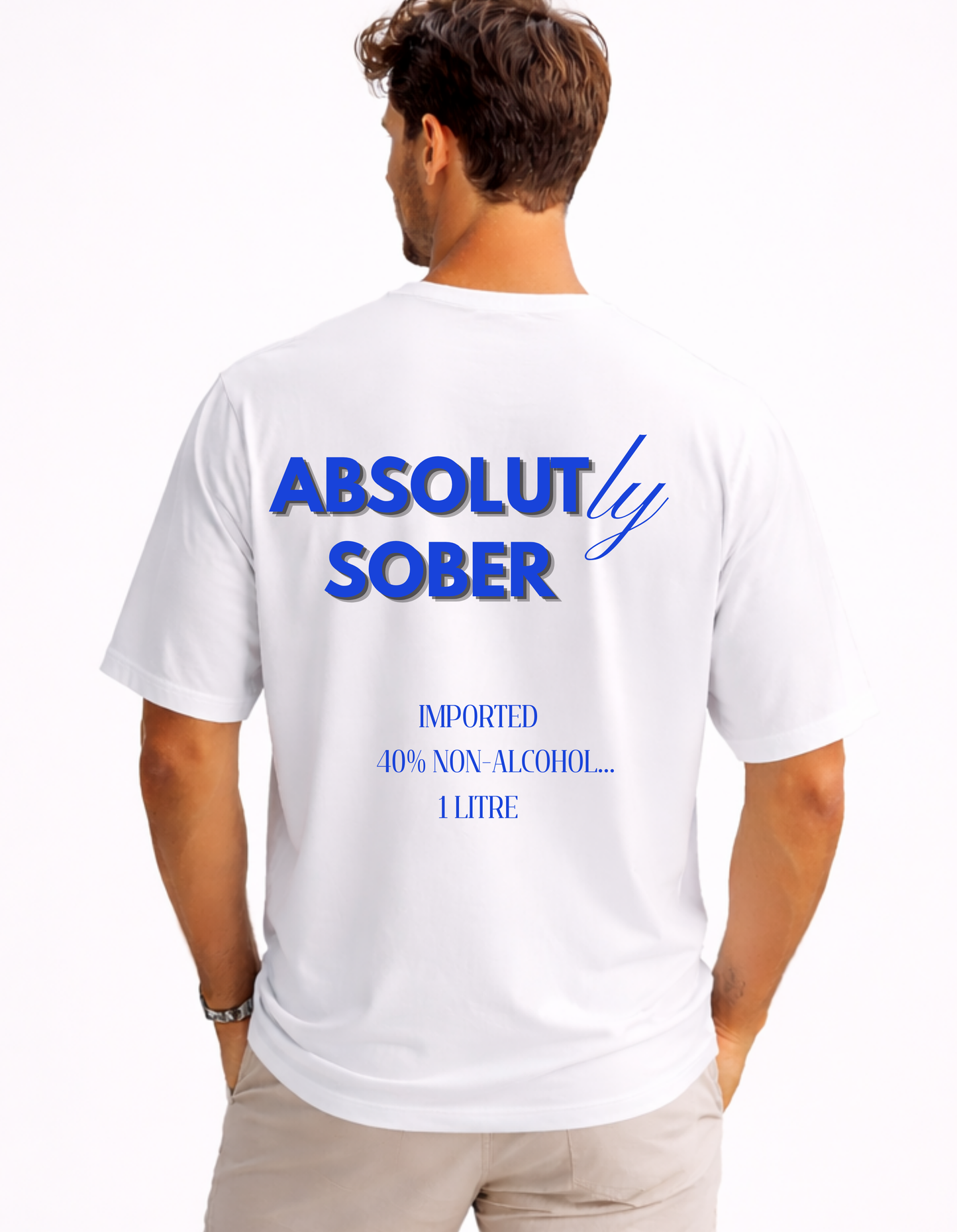 ABSOLUTely Sober Oversized T-Shirt – 240 GSM Heavyweight Streetwear | PrintNest