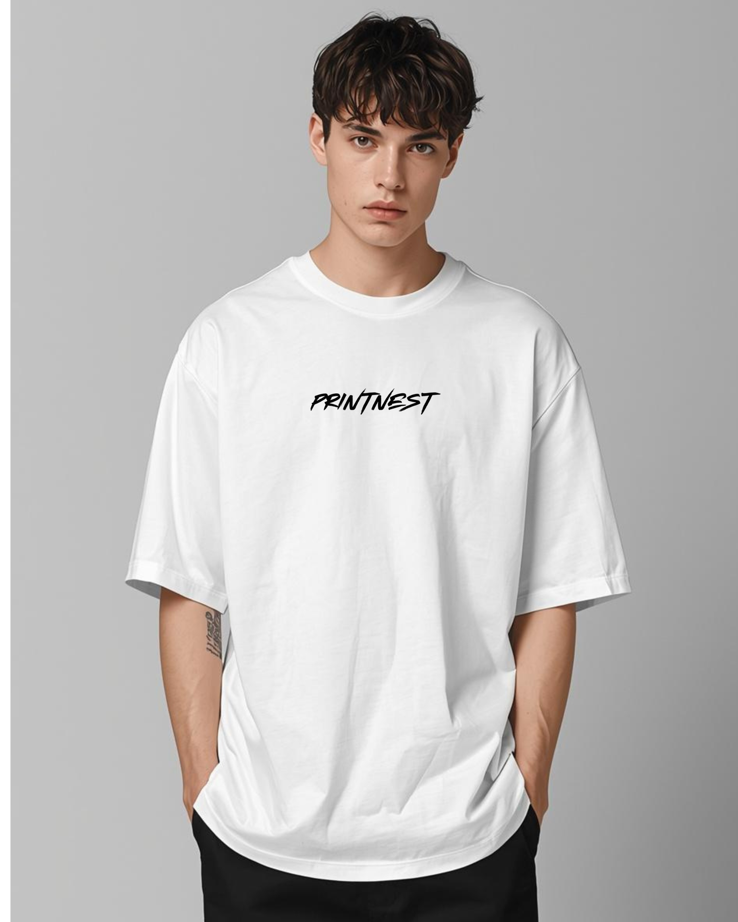 When Tradition Meets Style Oversized T-Shirt – 240 GSM Premium Cotton | PrintNest