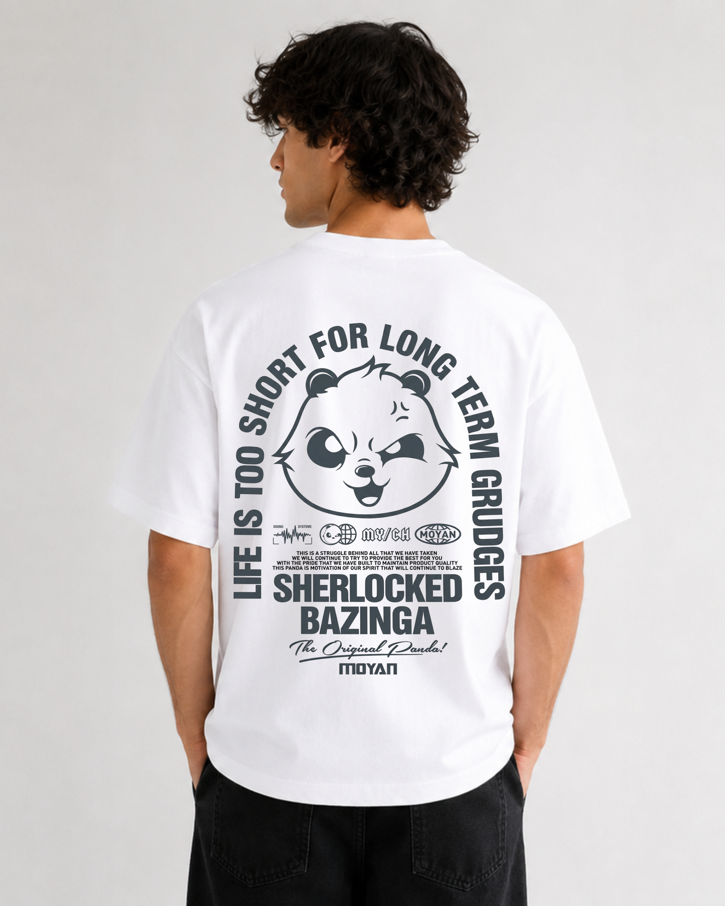 Sherlocked Bazinga x PrintNest Oversized T-Shirt