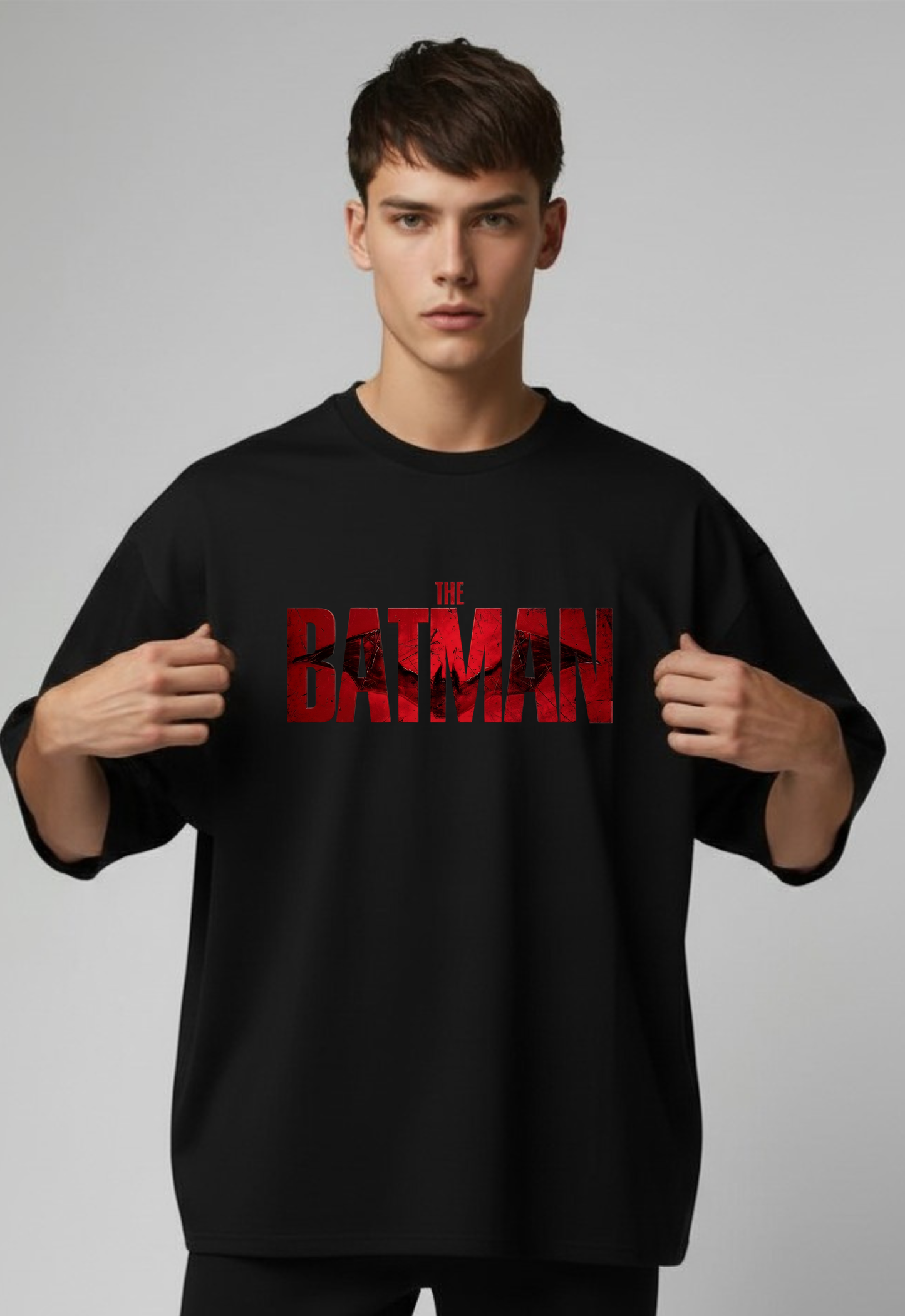 The Batman Oversized T-Shirt – 240 GSM Premium Heavyweight Streetwear | PrintNest