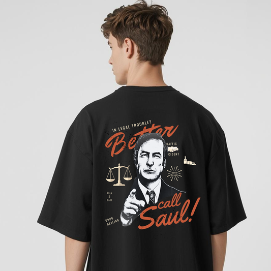 Legal Trouble Oversized T-Shirt – 240 GSM Heavyweight Premium Cotton | PrintNest
