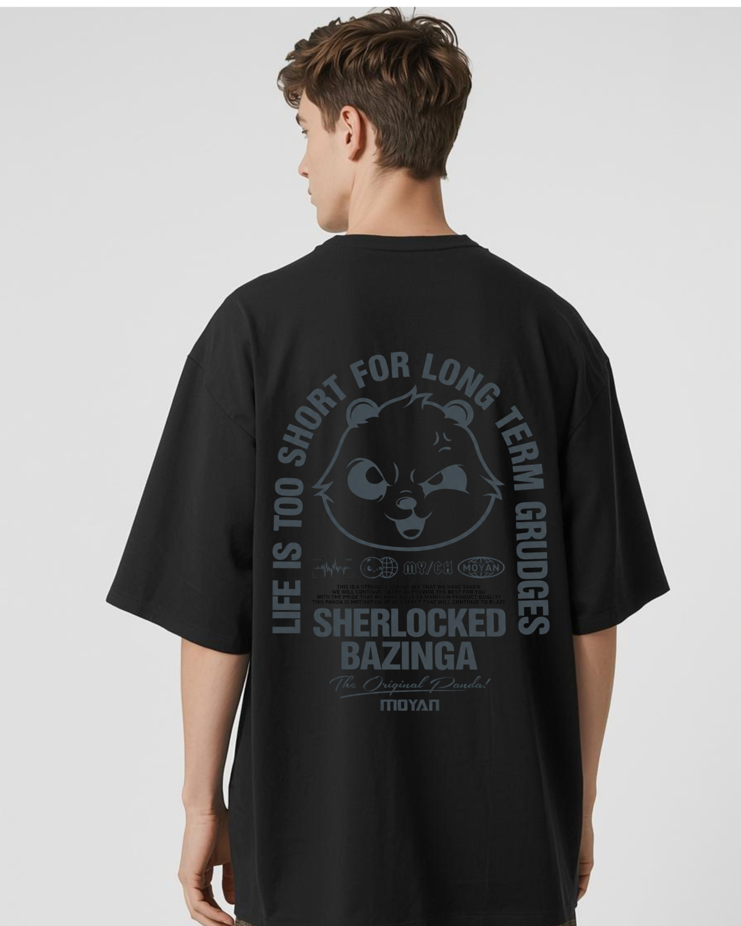 Sherlocked Bazinga x PrintNest Oversized T-Shirt