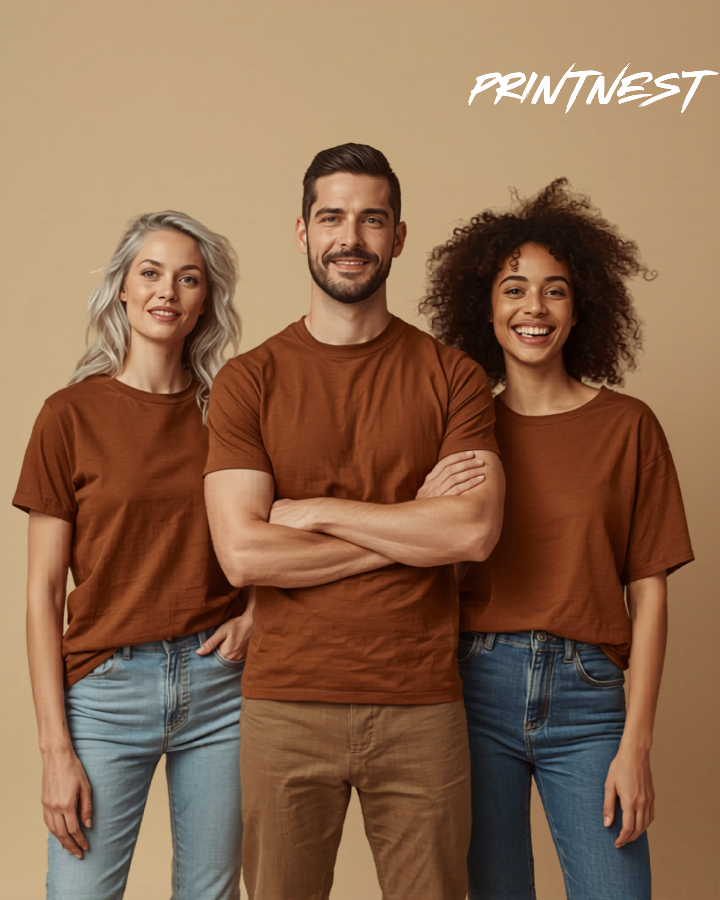True Bio-Wash Luxury Plain Tee – 240 GSM Heavy Cotton T-Shirt, Pre-Shrunk & Pill-Resistant