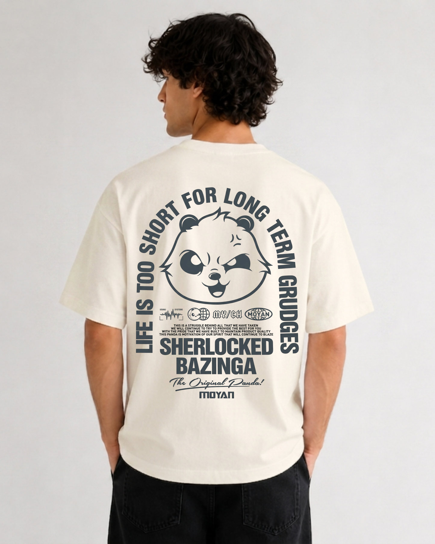 Sherlocked Bazinga x PrintNest Oversized T-Shirt