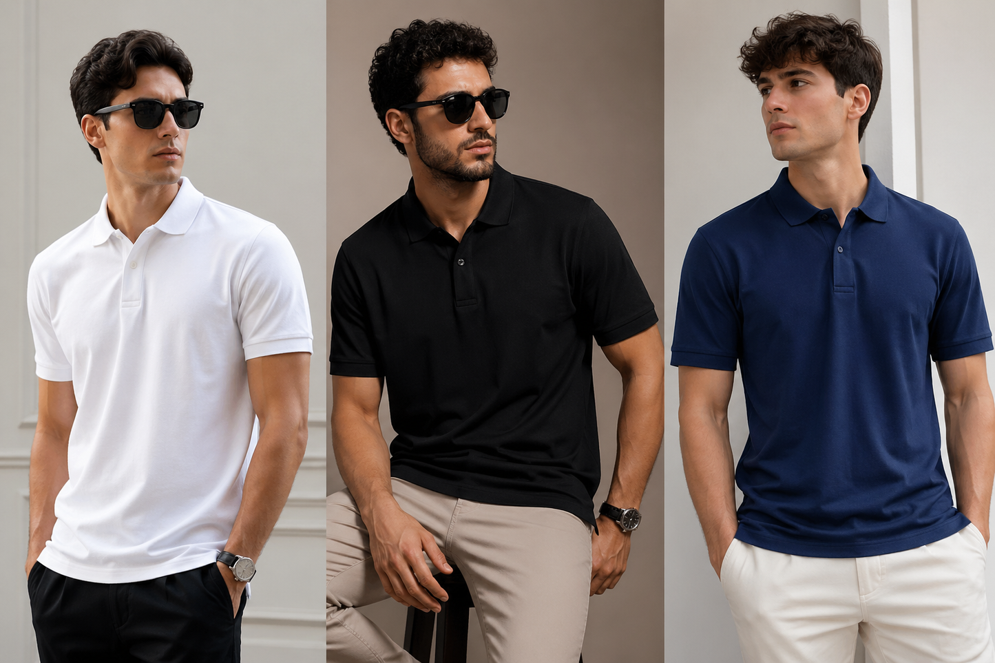 Honeycomb Polo Collar T-Shirt – 220 GSM Supercombed Cotton | PrintNest