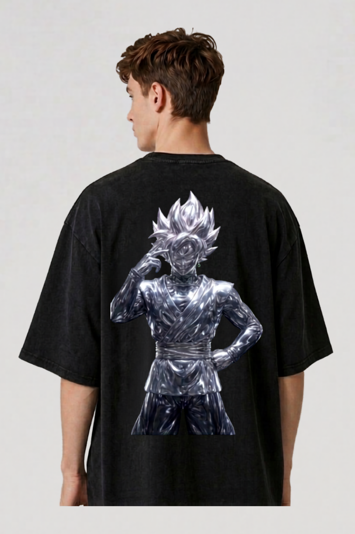 Goku Anime Oversized T-Shirt – 240 GSM Dragon Ball Z Graphic Tee | PrintNest